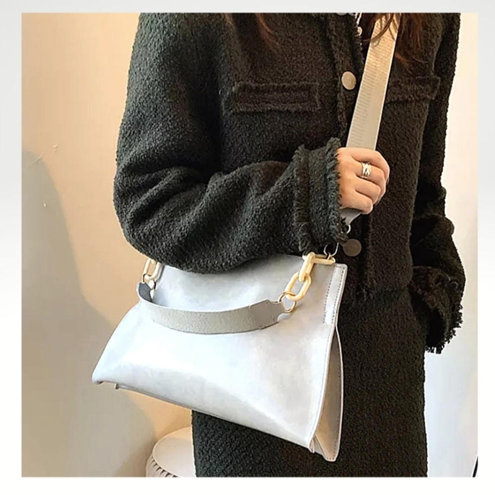 Gray Statement Bag
